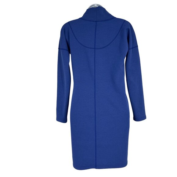 Athleta SoftTech Long Sleeve Royal Blue Dress Size XXS - Picture 4 of 9